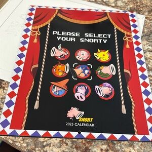 Cisco Snorty 2025 Calendar - Red and Black